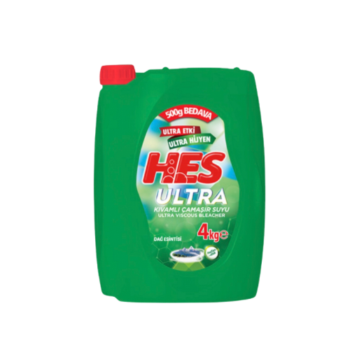 Hes Ultra Çamaşır Suyu Dağ Esintisi 4 kg