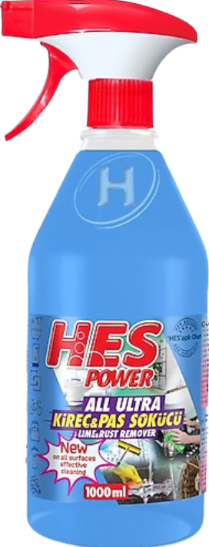 Hes power ultra kireç ve pas sökücü 1 litre