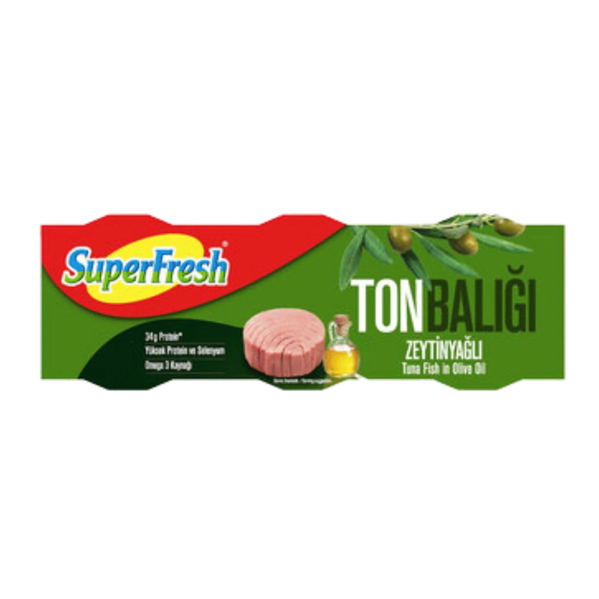 Superfresh Zeytinyağlı Ton Balığı 3X75 gr