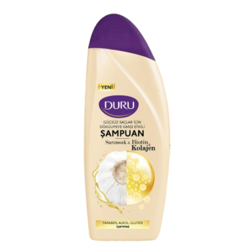 Duru  Biotin kolajen  ve Sarımsak  şampuan  500Ml