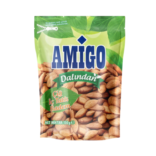Amigo dalından çiğ badem 150 gr