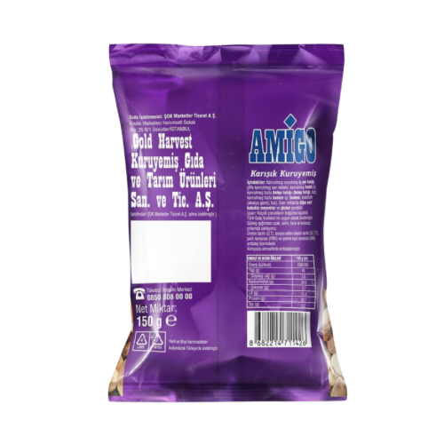 Amigo karışık kuruyemiş 150 gr