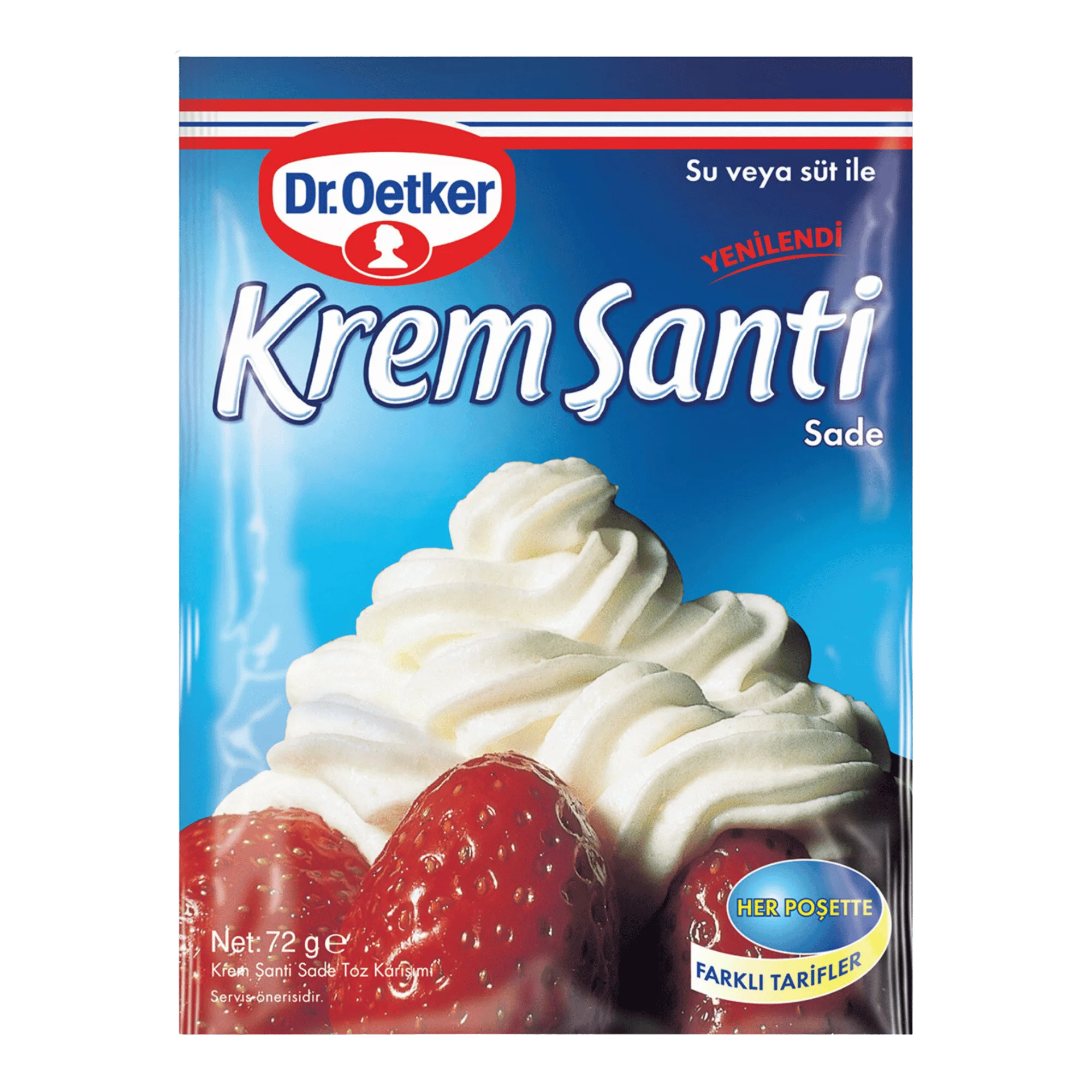 Dr. Oetker sade krem şanti 72 gr
