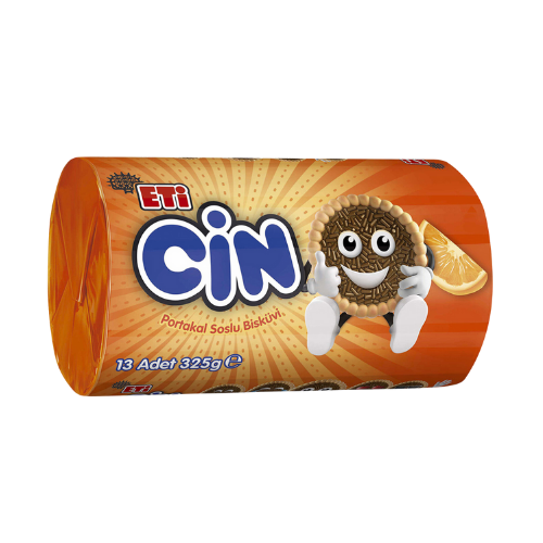 Eti cin portakalli bisküvi  13 adet 325 Gr 