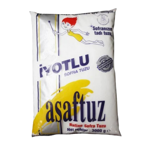 Asaf Tuz rafine sofra tuzu 3 kg