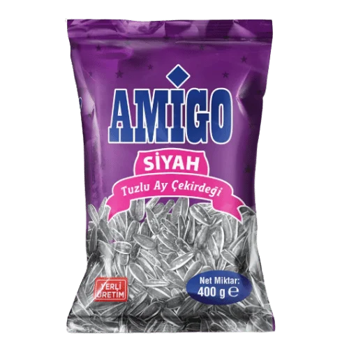 Amigo siyah tuzlu ayçekirdeği 400 gr