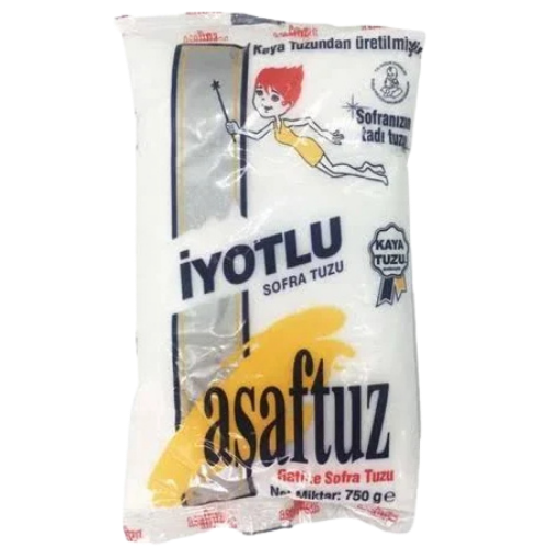 Asaf tuz rafine sofra tuzu 750 gr