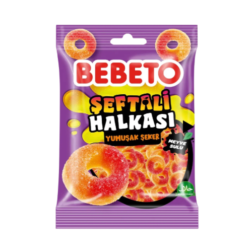 BEBETO ŞEFTALİ HALKASI 80 GR. JELLY