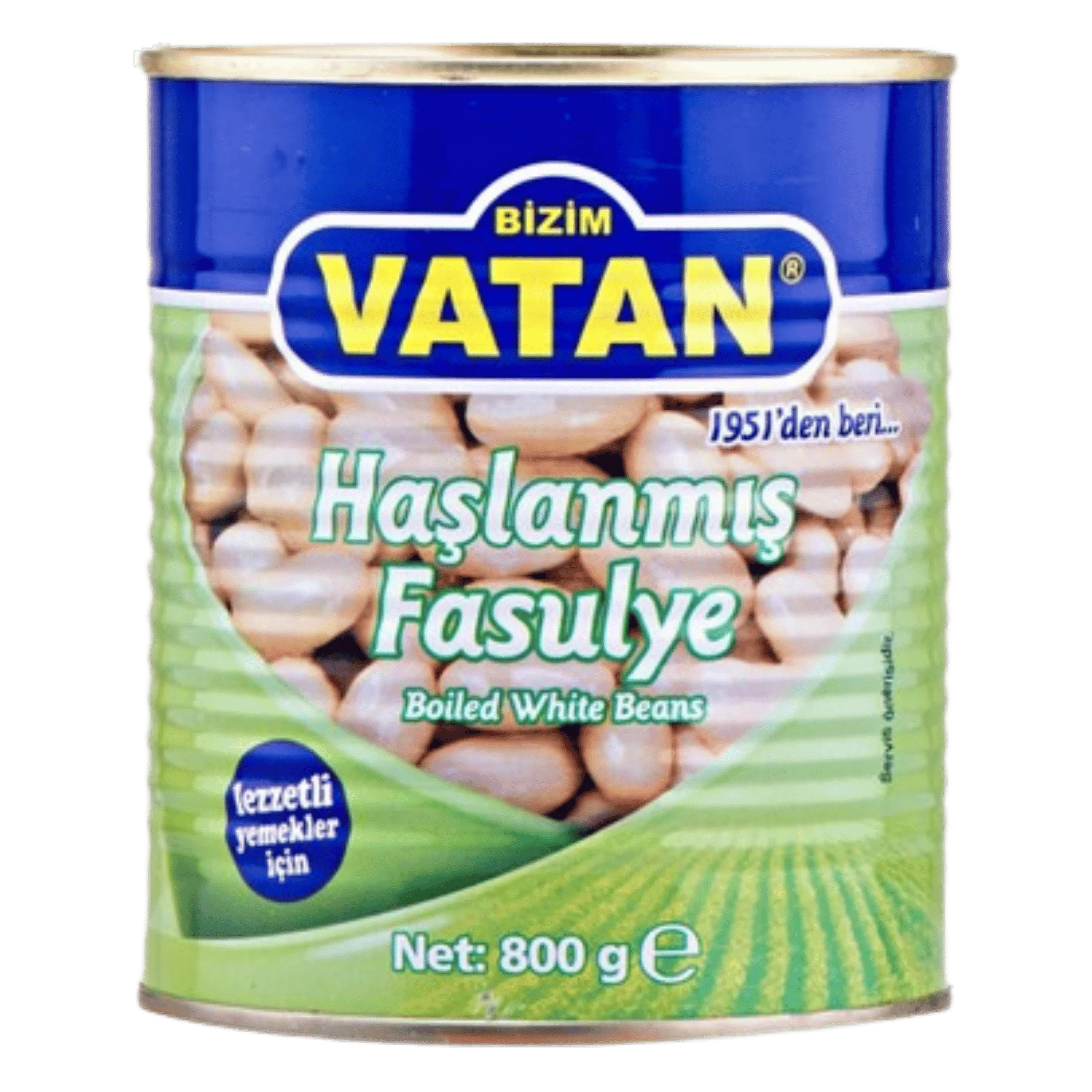 Haşlanmış Kuru Fasulye Bizim Vatan 800 gr