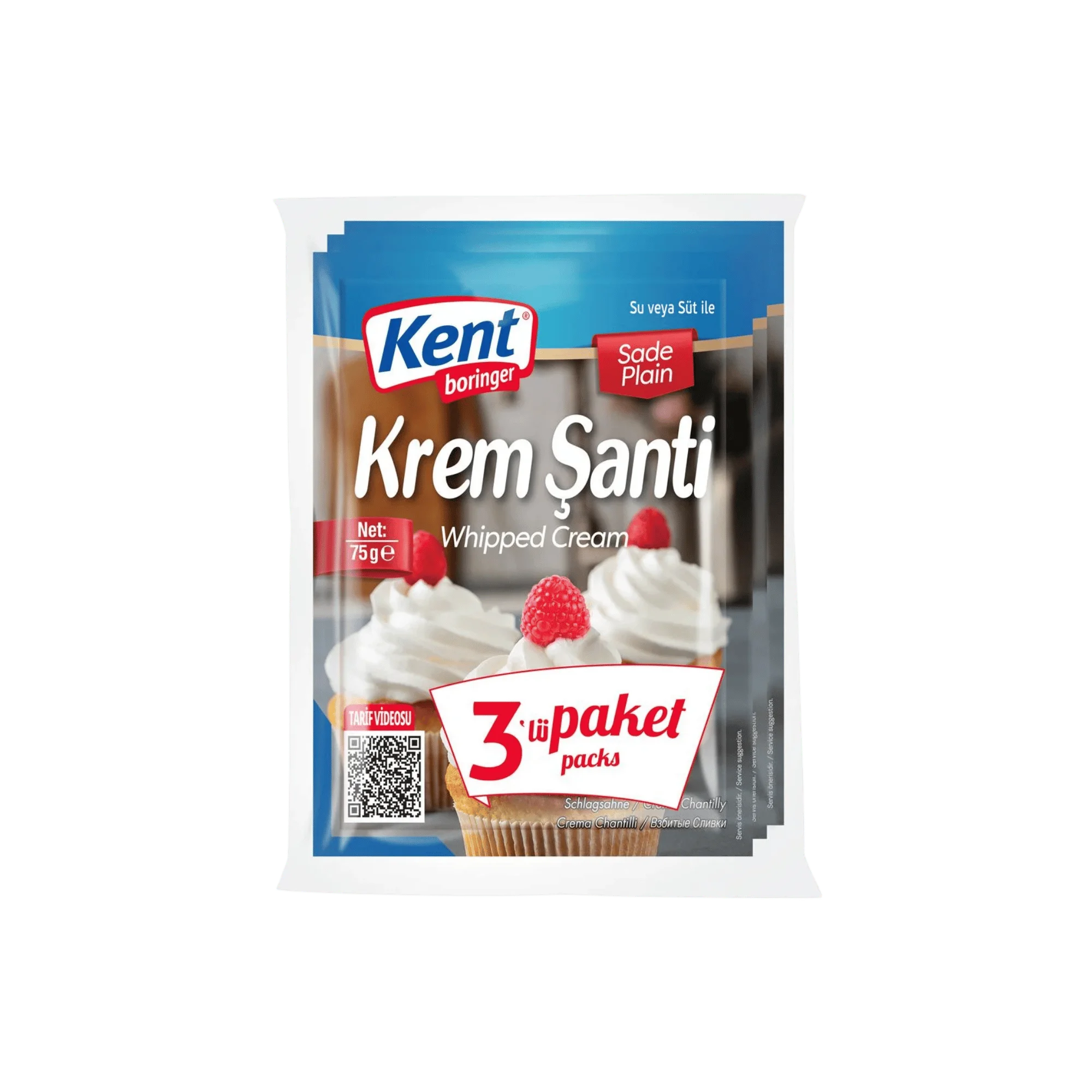 Kent Boringer Krem Şanti 3x75 Gr