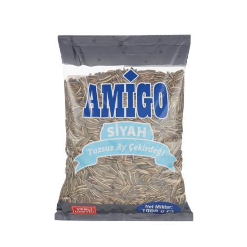 Amigo siyah tuzsuz ayçekirdeği 1000 gram