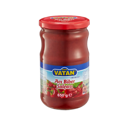 Acı Biber Salçası Bizim Vatan 650 g