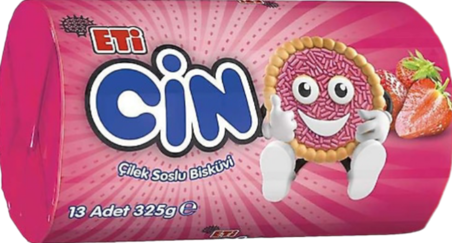 Eti cin çilekli bisküvi 325g