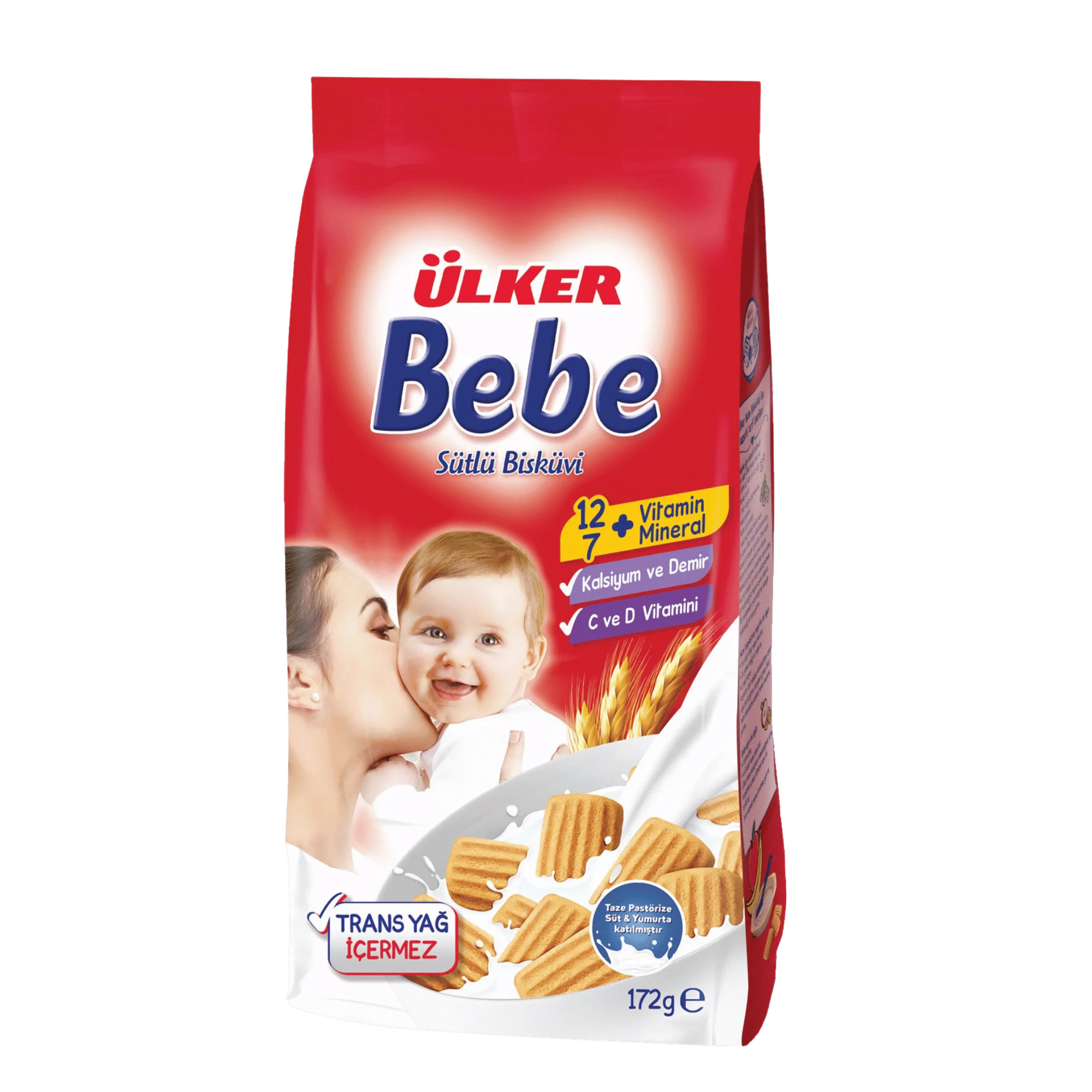 Ülker Bebe Sütlü Bisküvi 172 gr