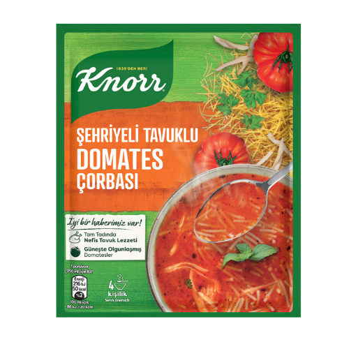 Knorr şehriyeli tavuklu domates çorbası 67 Gr 