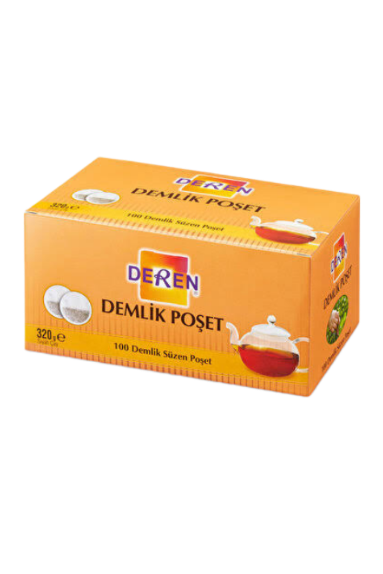 Deren demlik poşet siyah çay 320 gram