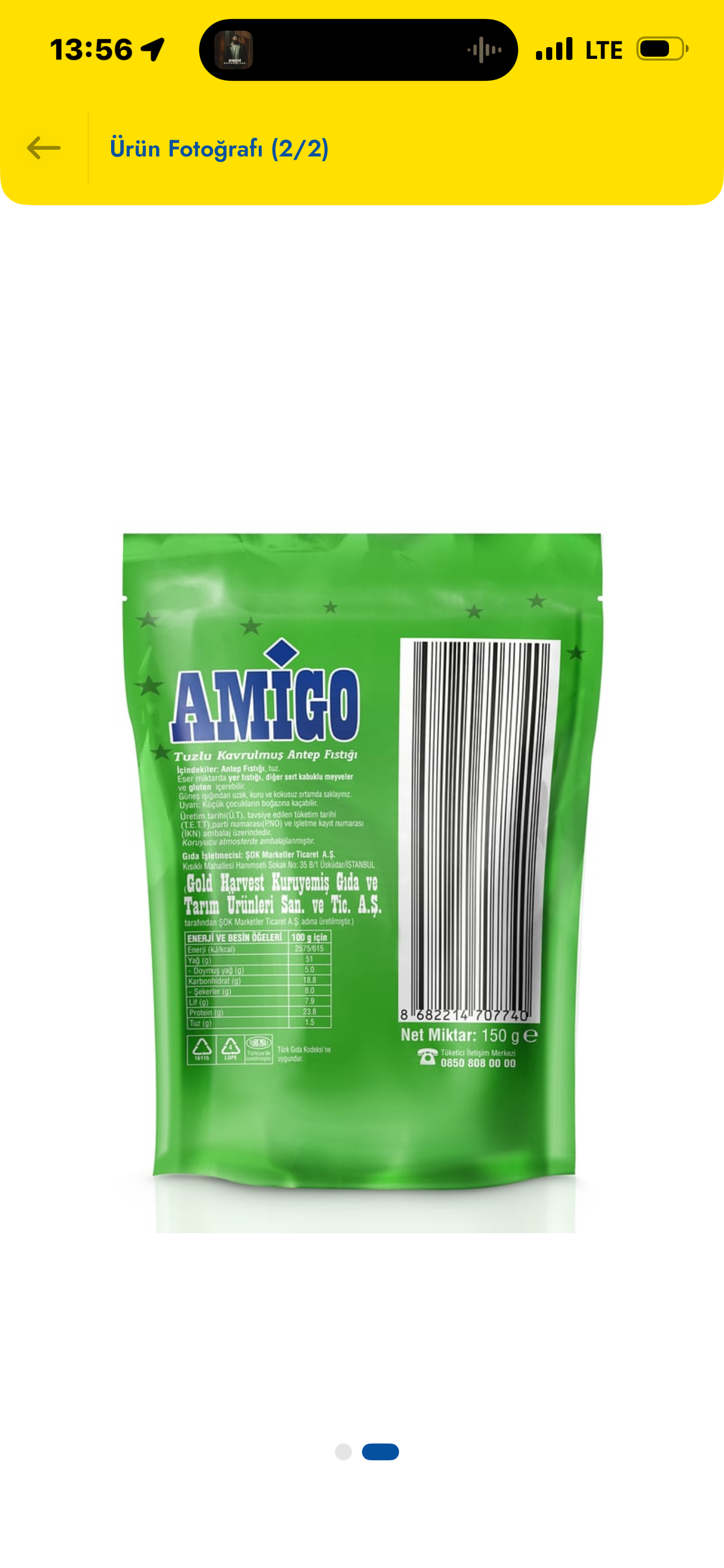Amigo antepfıstığı 150 gr 