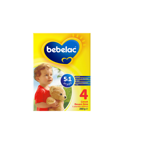 Bebelac 5i1 arada 4 devam sütü 250 gr