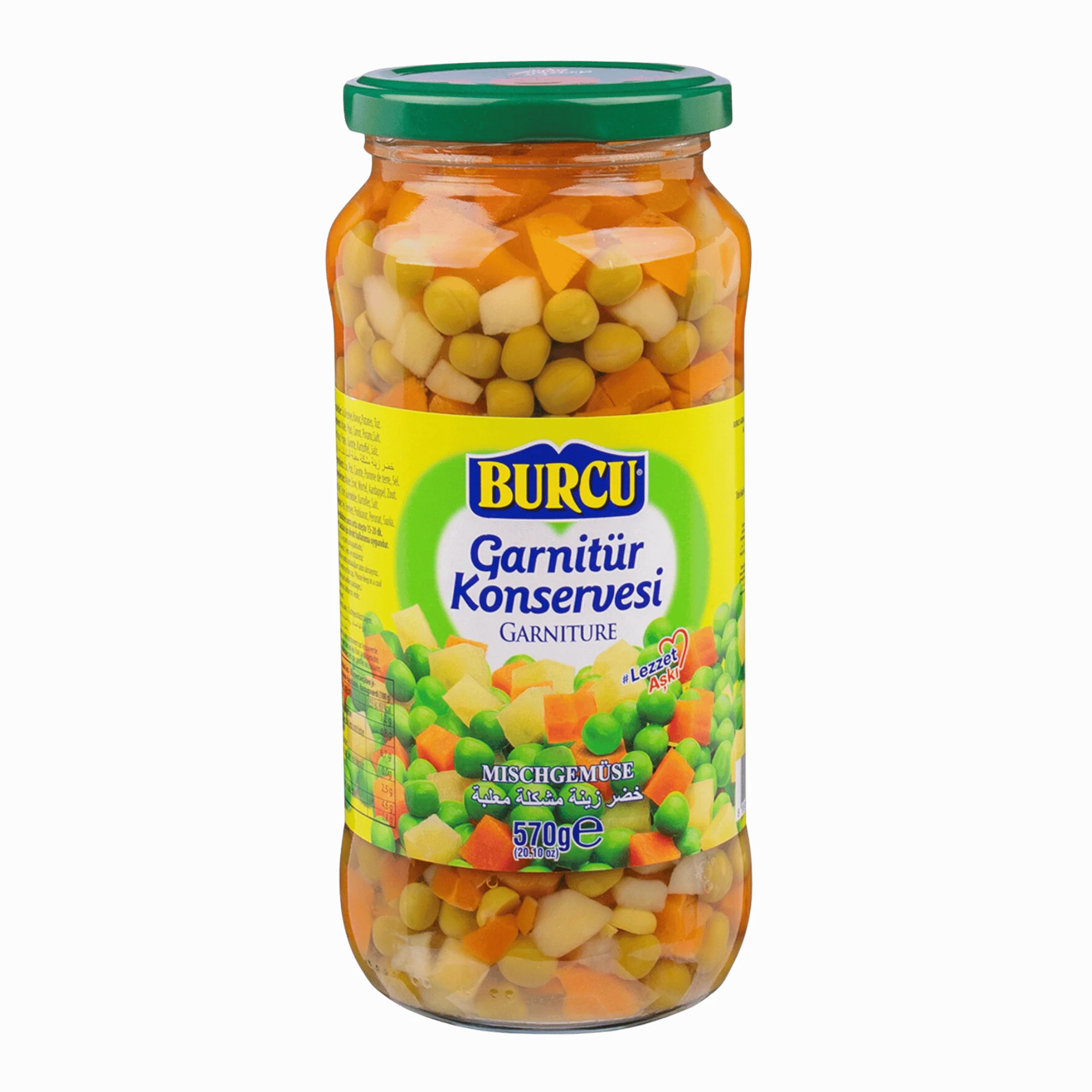  Burcu Garnitür Konservesi 570 gr