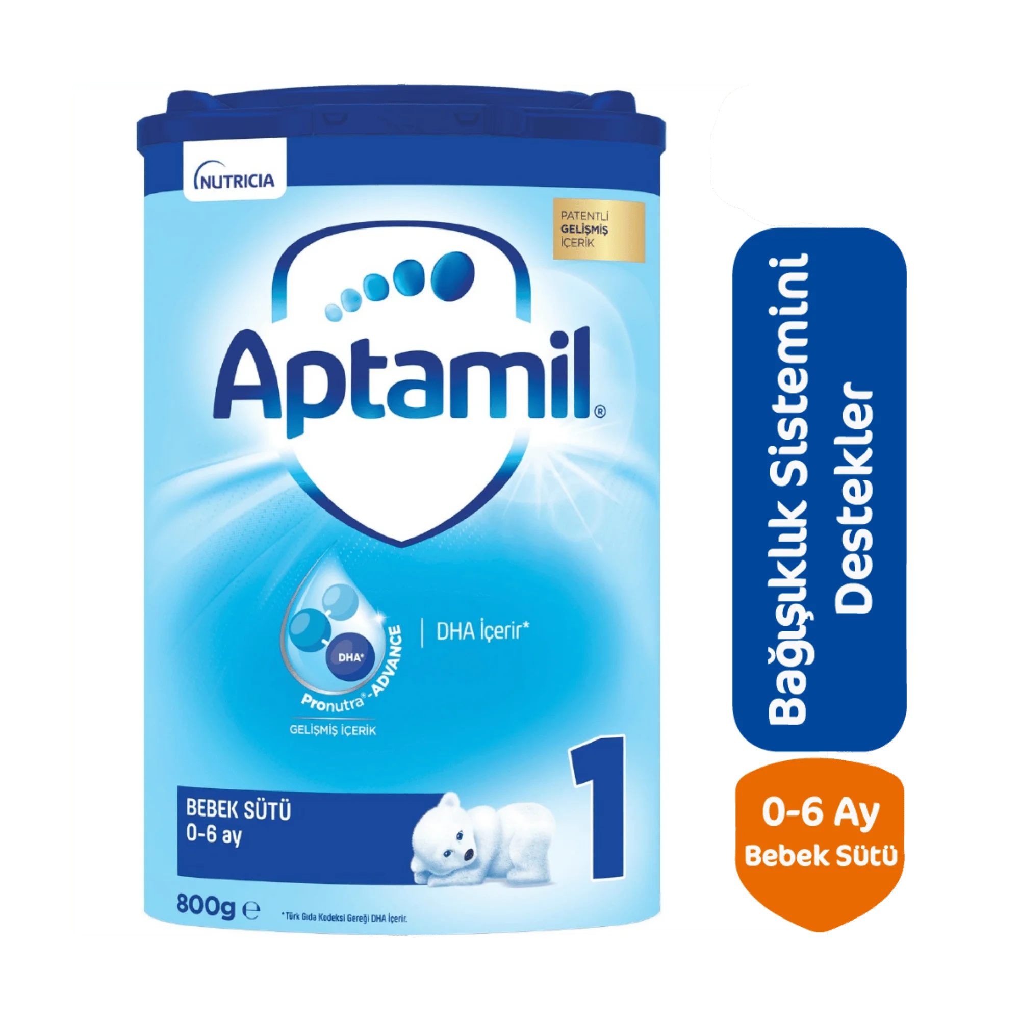 Aptamil 1 Bebek Sütü 800 gr 0-6 Ay Akıllı Kutu