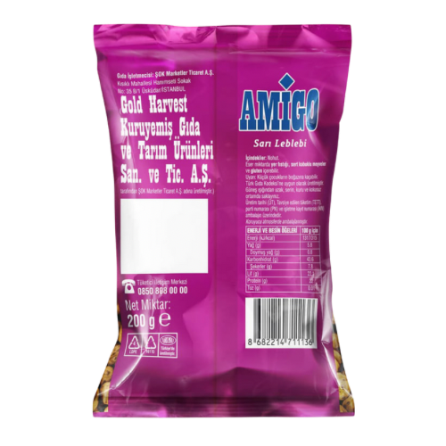 Amigo sarı leblebi 200 gram