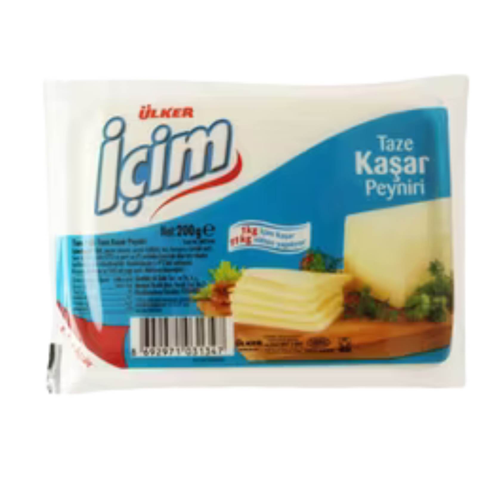 İçim taze kaşar peyniri tam yağlı 200 gr 