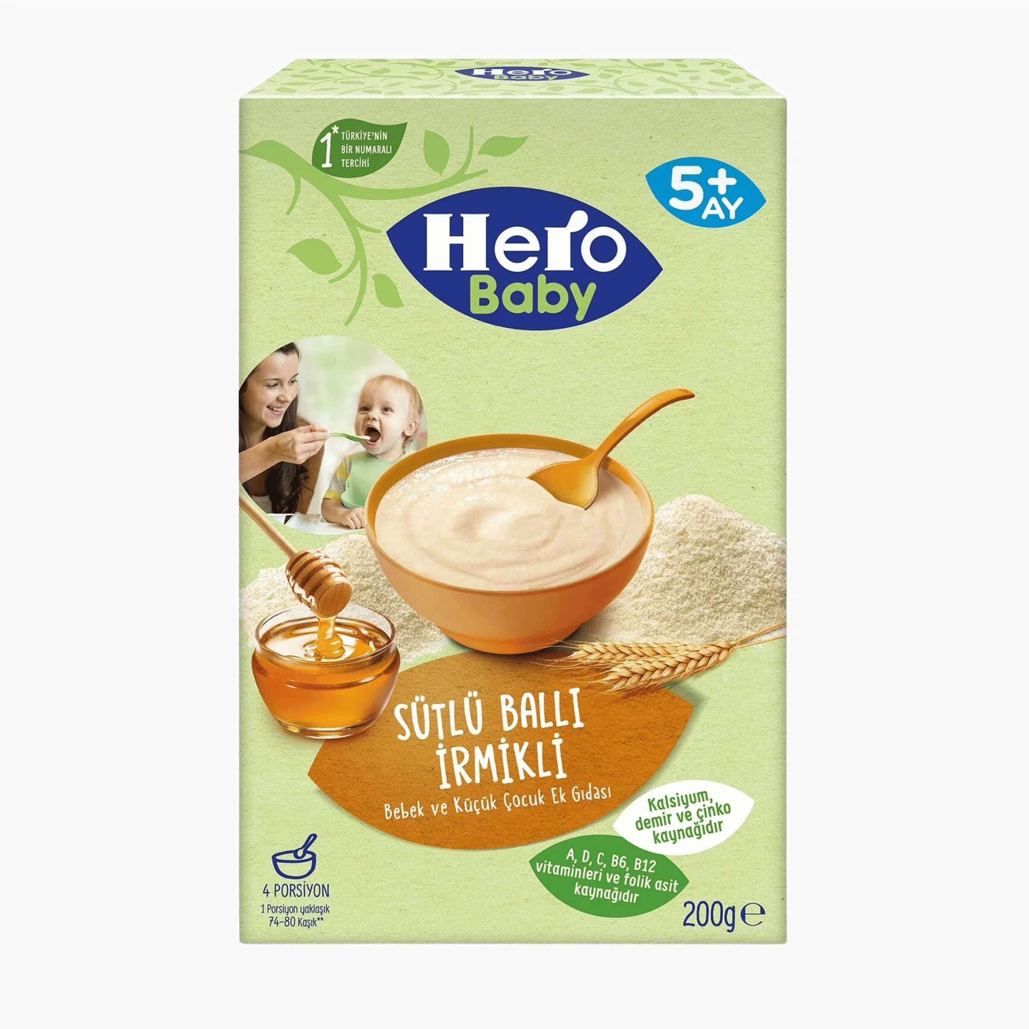 Hero baby Sütlü Ballı İrmikli 200 gr