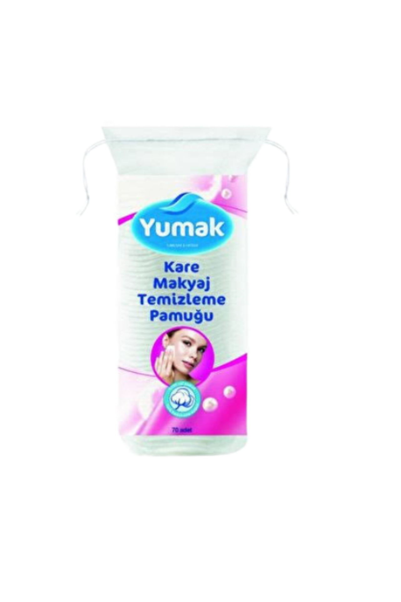 Yumak Kare makyaj temizleme pamuğu 70 Adet 