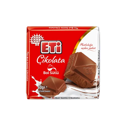Eti Çikolata Bol Sütlü 60 Gr